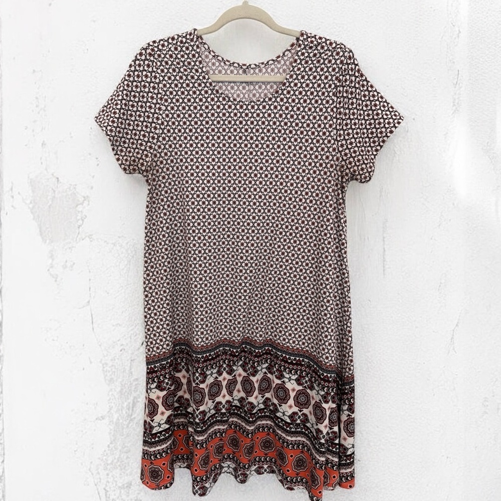 Sauci Soft & Comfortable Printed Dress – Size M/L